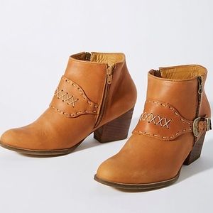 ANTHRO STIVALI WESTERN ANKLE BOOT SZ 39 brown